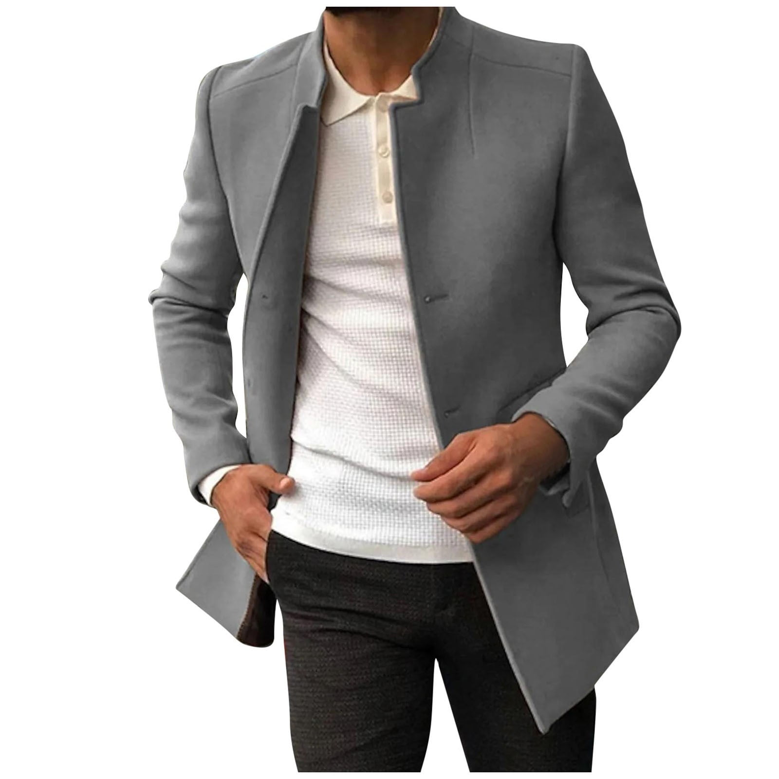 Baqcunre Winter Jackets For Men Mens Casual Fashion Single