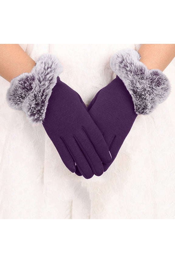 Women Touchscreen Gloves Chenille Warm Cable Knit Elastic Cuff Texting Thermal Gloves For Driving,,Winter Gloves,Motorcycle Gloves,Gloves For Cold Weather,Mens Clothes,,Purple