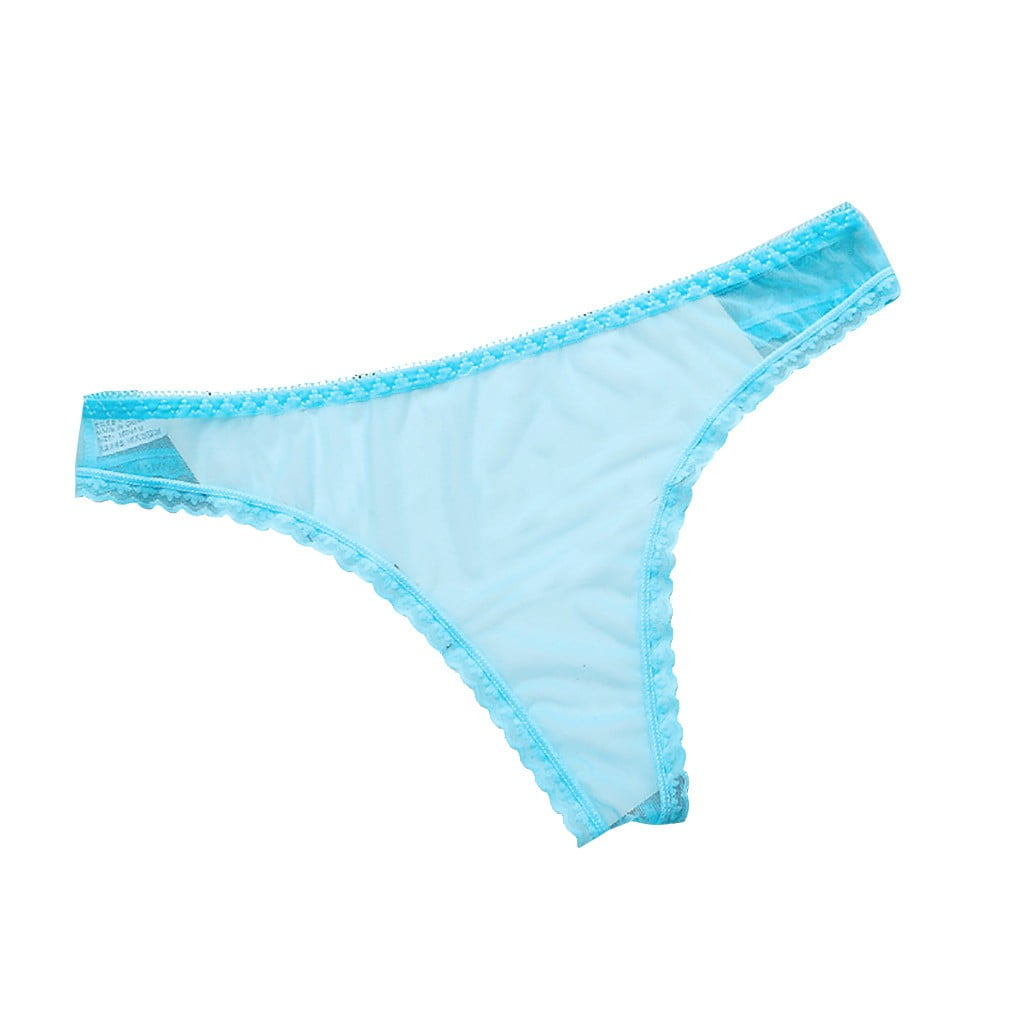 YUANCHNG Women Transparent Ultra-Thin Lingerie Underwear Solid