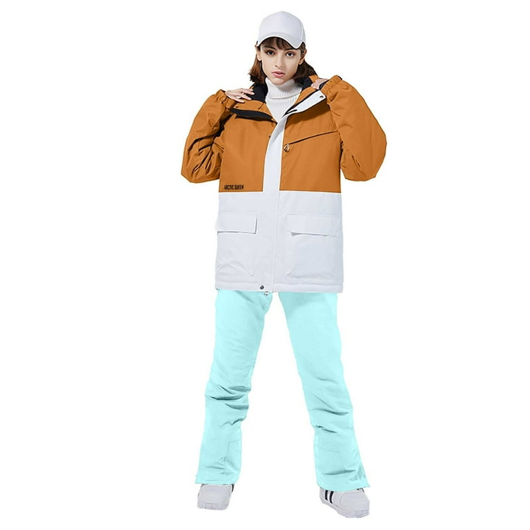 ❄ Baqcunre Womens Coats, Womens Ski Jackets and Pants Set