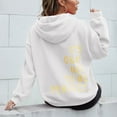 thumbnail image 1 of Baqcunre Womens Hoodies Women's Long Sleeved Zipperless Back It'S Okay Not To Be Perfect. Printed Hoodie Fleece Jacket Fall Outfits Women Trendy White M, 1 of 5