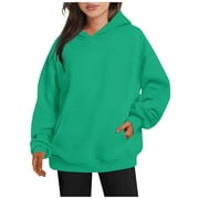 Baqcunre Womens Sweatshirt Oversized Sweatshirts Fleece Hoodies Long Sleeve Shirts Pullover Clothes with Pocket Womens Long Sleeve Tops Womens Hoodies Women's Fashion Hoodies & Sweatshirts Green S