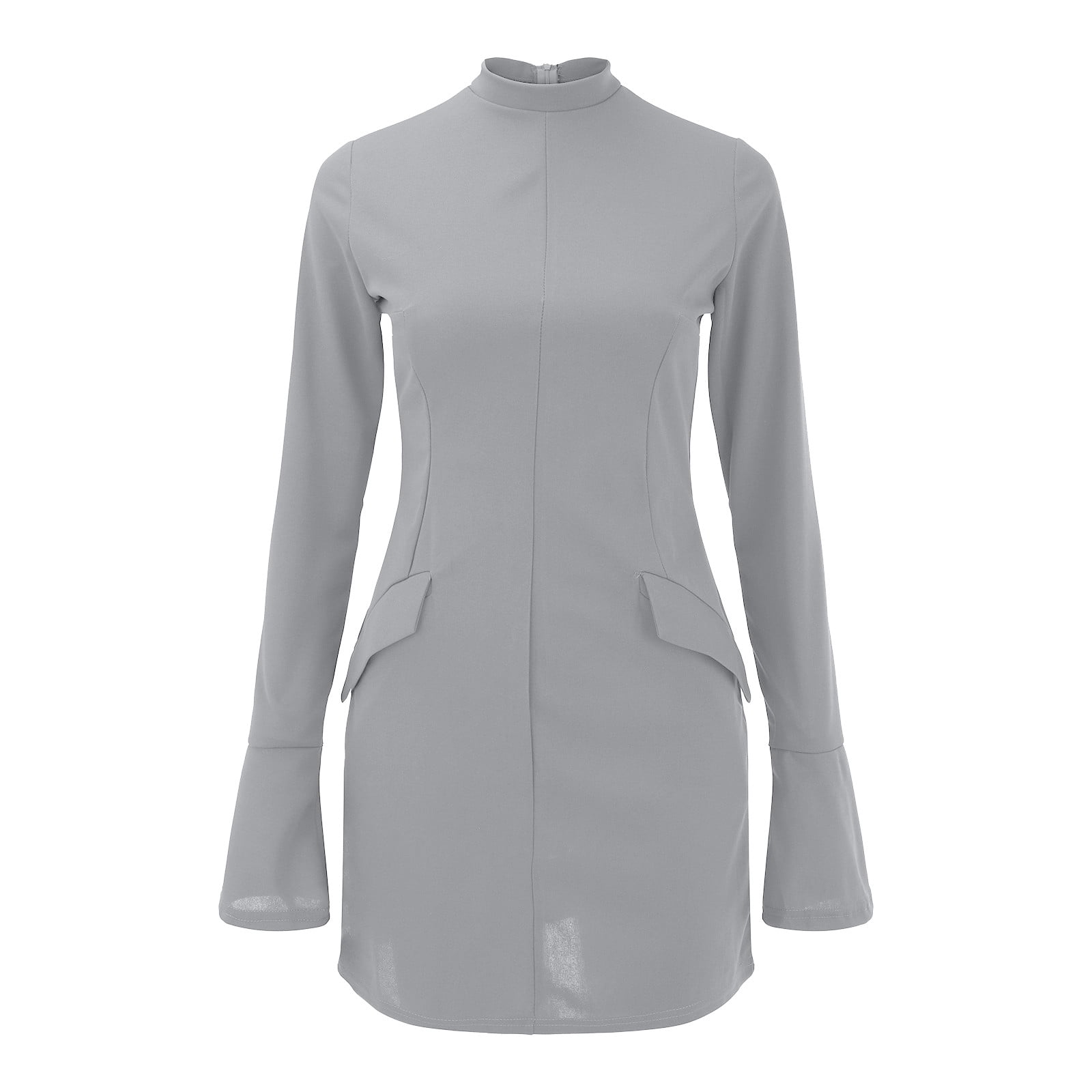 Baqcunre Wrap Dress Sexy Slim Irregular Skirt European And American ...