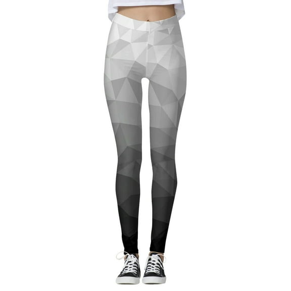 Baqcunre Yoga Pants Women Casual Tight Sports Yoga Colorful Geometric Print Leggings Womens Pants Compression Leggings For Women Workout Leggings For Women Black S-3XL