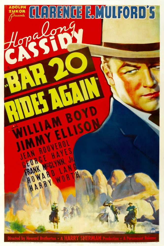 Bar 20 Rides Again Canvas Art - (24 x 36)