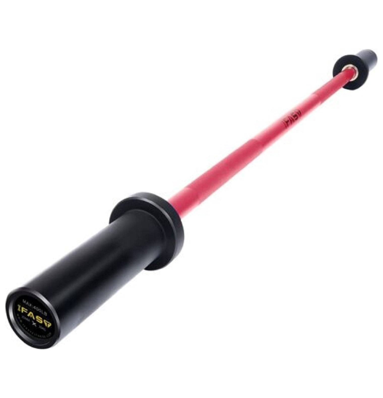 Bar, 4Ft Solid Weight Bar with Bearings, 400Lbs Capacity Weightlifting Bar for Home Gym Workout Strength Training Squat, Suitable for 2-Inch Plates Indoor Fitness + Pink + Gym