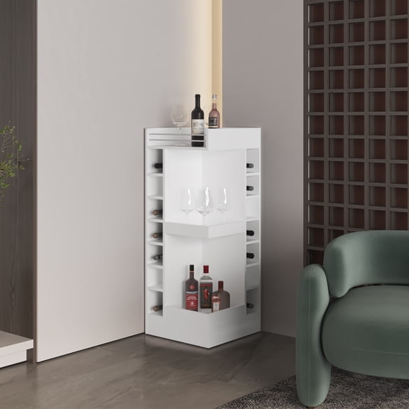 Bar Cabinet, 16 Shelves