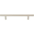 thumbnail image 1 of Bar Cabinet Pull, 128 Millimeters, 188mm Overall Length, Satin Nickel by Stone Harbor Hardware, 1 of 2