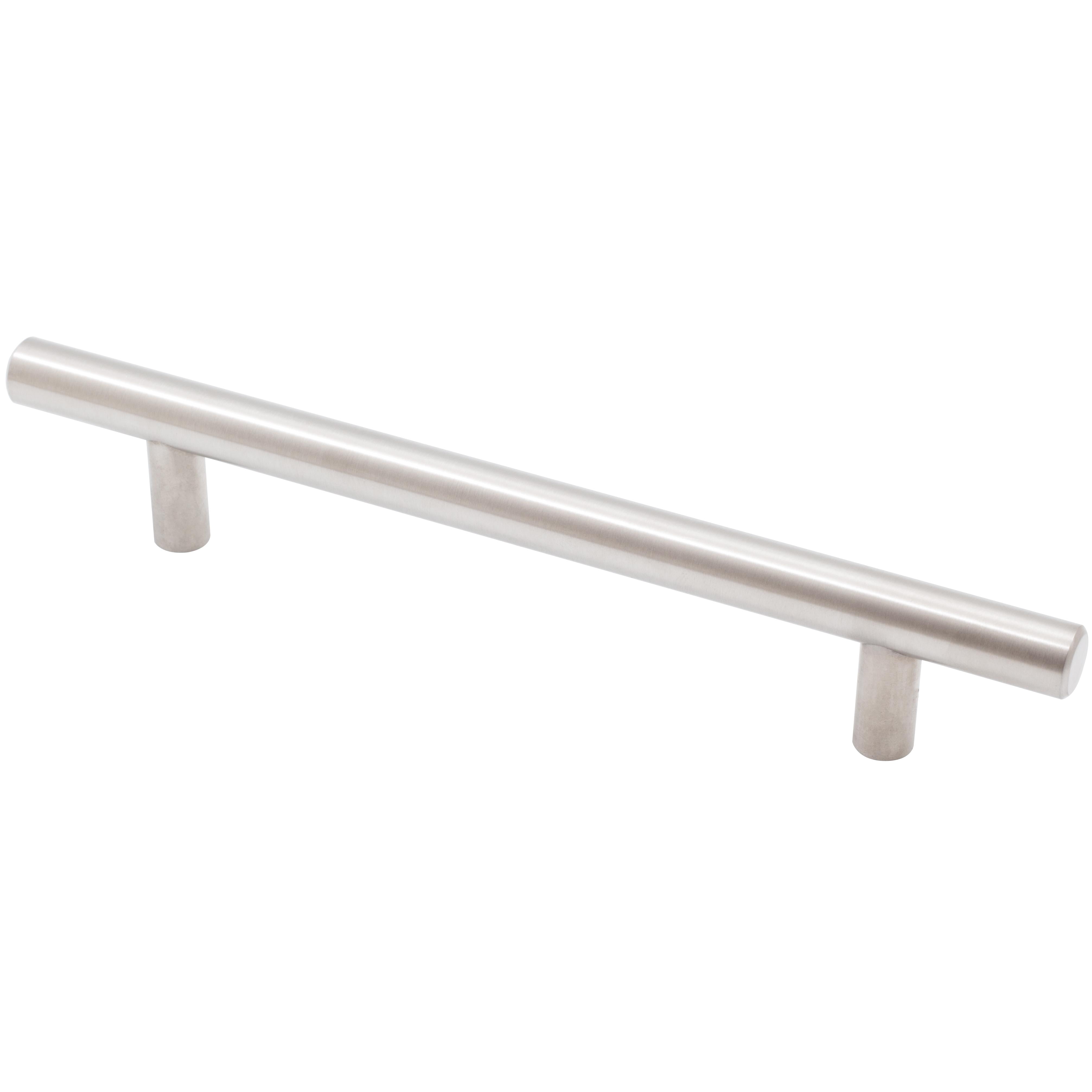 Satin Stainless Steel 128mm Bar Cabinet Pull with Mounting Hardware
