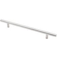 thumbnail image 1 of Bar Cabinet Pull, 192 Millimeters, 272mm Overall Length, Satin Stainless Steel by Stone Harbor Hardware, 1 of 4