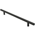 thumbnail image 1 of Bar Cabinet Pull, 224 Millimeters, 304mm Overall Length, Matte Black by Stone Harbor Hardware, 1 of 1