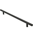 thumbnail image 1 of Bar Cabinet Pull, 256 Millimeters, 336mm Overall Length, Matte Black by Stone Harbor Hardware, 1 of 1