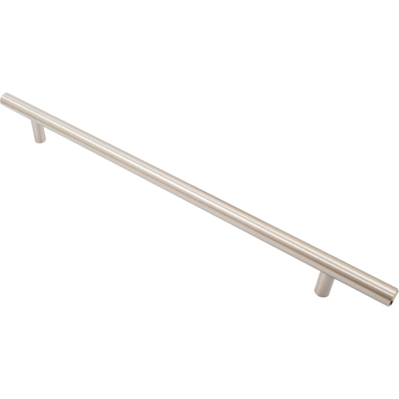 Bar Cabinet Pull, 256 Millimeters, 336mm Overall Length, Satin Nickel by Stone Harbor Hardware
