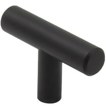 Bar Cabinet Pull, 50mm Overall Length, Matte Black by Stone Harbor Hardware