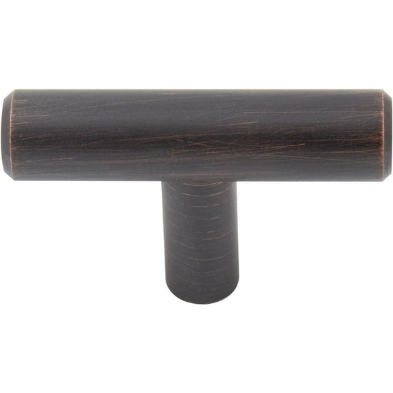 Bar Cabinet Pull, 50mm Overall Length, Vintage Bronze by Stone Harbor Hardware