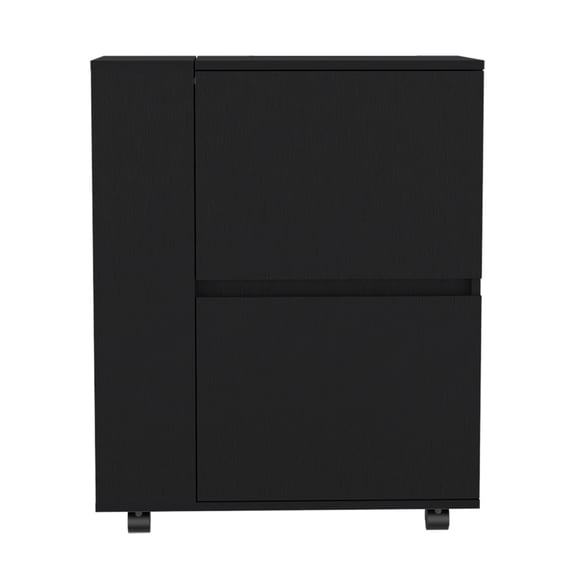 Bar Cart Belleville, Living Room, Black