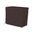 thumbnail image 1 of Bar Cart Cover 12 Oz Waterproof 100% Weather Resistant cart Cover with Air Pockets and Drawstrap for Sung Fit (34"(H) x 50"(W) x 30"(D), Coffee), 1 of 6