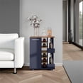 thumbnail image 1 of Bar Cart Engineered Wood Multi-Color, 1 of 9