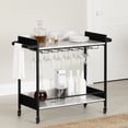 thumbnail image 1 of Bar Cart with Wine Glass Rack City Life South Shore, 1 of 15