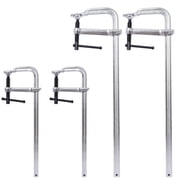 Bar Clamps Set, Drop Forged Steel Bar Clamps, Steel F Clamps for Welding, Woodworking, Metal working, DIY and Crafts, 2 pcs 12 inch x 3inch+ 2pcs 20inchx4-3/4" ,4pcs pack,