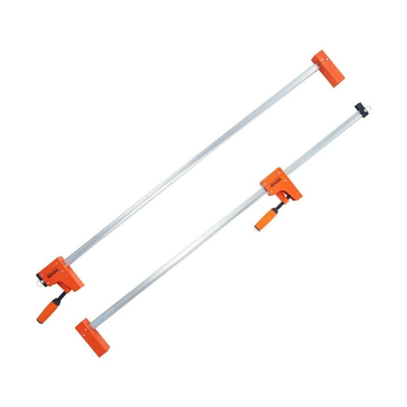 Bar Clamps for Woodworking 2-Pack, 50" Parallel Clamps - 1100lbs Heavy Duty F Clamps for Woodworking, Metalworking, DIY Projects - Even Pressure, High Strength