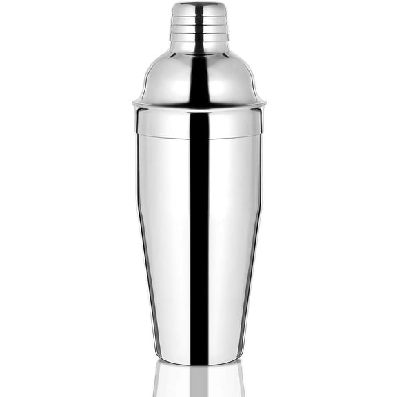 Bar Cocktail Shaker, 24 oz Martini Shaker Drink Mixer with Built-In Strainer for Bartending Stainless Steel Bartender Shakers for Mixed Drinks Margarita Alcohol Liquor Barware Tools