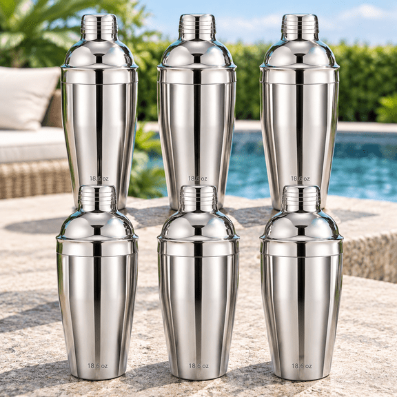 Bar Cocktail Shaker Stainless Steel, 18.6 oz