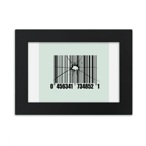 Bar Code Effect Fracture Art Deco Fashion Desktop Photo Frame Ornaments Picture Art Painting