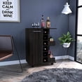 thumbnail image 1 of Bar Coffee Cart with 4 Locking Wheels | Spacious Cabinet, Multiple Shelving Configurations | Streamlines Your Bar Organization, 1 of 3