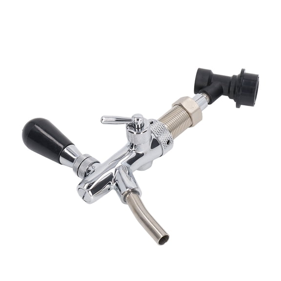 Bar Dispenser G5/8 Beer Wine Tap Chrome-plated Adjustable Beer Faucet Beer Column Chrome-plated Adjustable Bartender 304 Stainless Steel