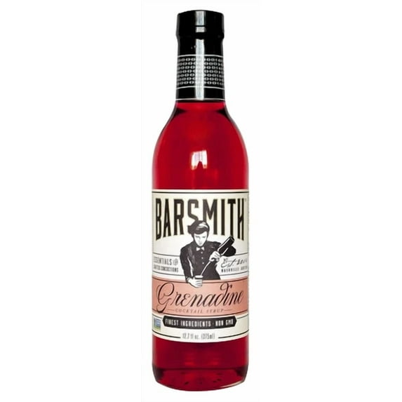 Bar Essentials Grenadine Syrup, Sweet Cherry Cocktail Mixer For Shirley