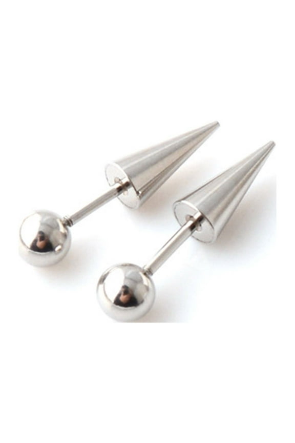 Bar Gothic Short Long Spike Cone Earrings Cartilage Helix Piercing Stud Earrings