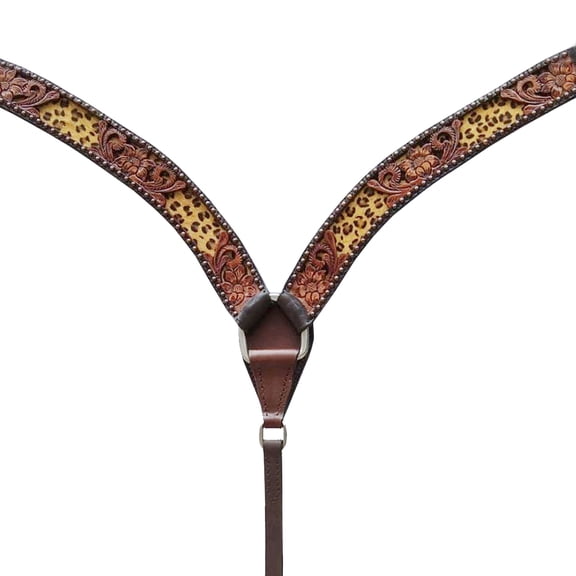 Bar H Equine American Leather Horse Saddle Tack Breast Collar