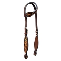 Bar H Equine American Leather Horse Saddle Tack One Ear Headstall | Browband Headstall