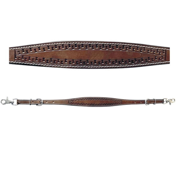 Bar H Equine American Leather Horse Saddle Tack Wither Strap