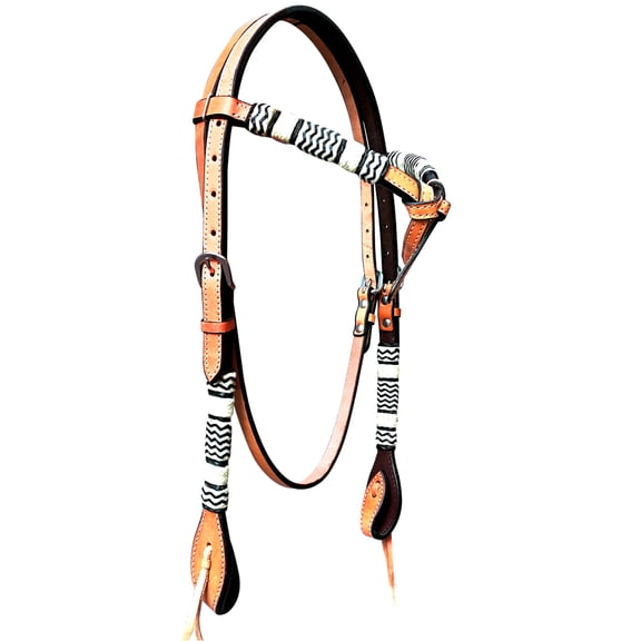 Bar H Equine Genuine Western American Leather Horse Headstall