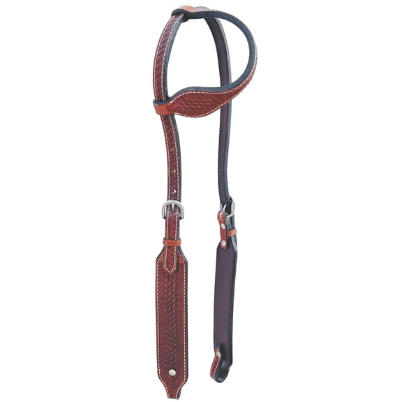 Bar H Equine Genuine Western American Leather Horse One Ear Headstall