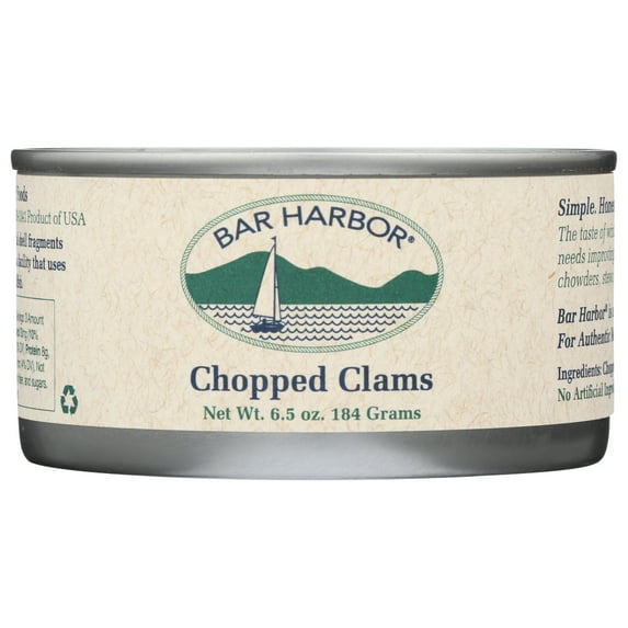 Bar Harbor Ready to Use Chopped Clams, 6.5 oz Can