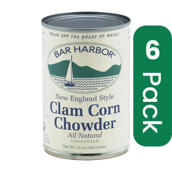 Bar Harbor Clam Chowder Soup 15 oz (Pack Of 6)