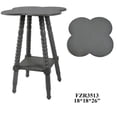 thumbnail image 1 of Bar Harbor Clover Shaped Accent Table - Grey, 1 of 1