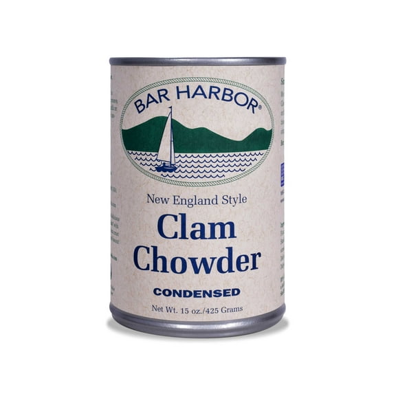 Bar Harbor Condensed New England Style Clam Chowder, 15 oz Can Soup