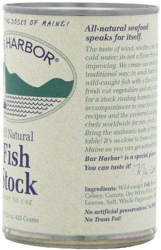 Bar Harbor Fish Stock - Maine Seafood Essence, Gluten-Free, All-Natural ...