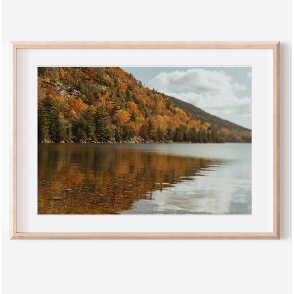 Bar Harbor Maine Print New England Fall Photography Coastal Landscape Art Acadia National Park Photo Nature Wall Art Fine Art Decor, Unframed Paper Print