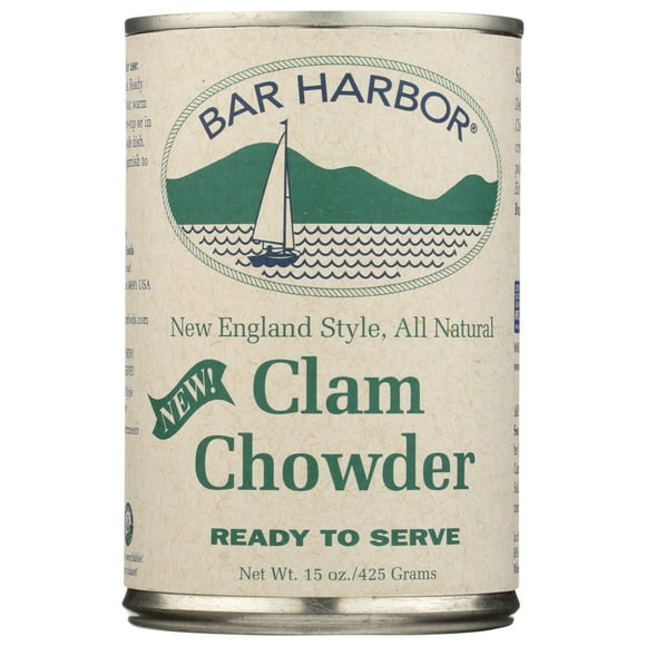 Bar Harbor New England Style, All Natural Clam Chowder, 15 oz