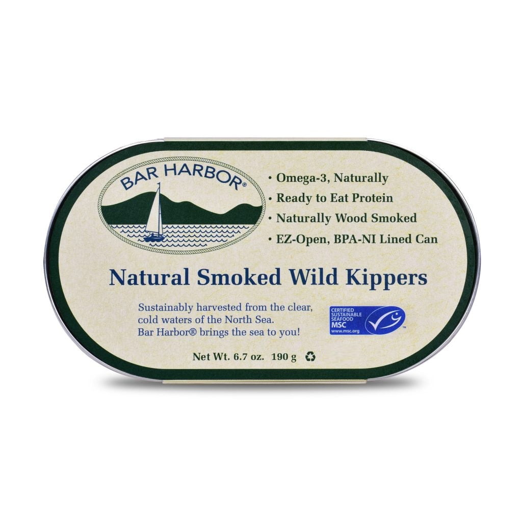 Bar Harbor Smoked Wild Kippers, 6.7 oz Tinfree steel Can