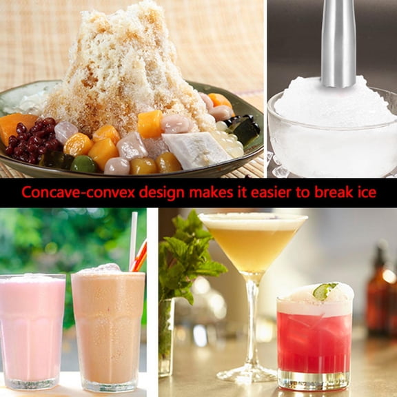 Bar Household Stainless Steel Ice Crushing Rod Cocktail Mixing Muddler Tools Bar Supplies