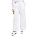 thumbnail image 1 of Bar III Cotton Drawstring Wide Leg Pants Bright White S, 1 of 1