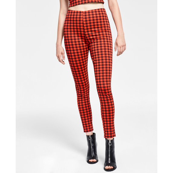 Bar III Gingham Leggings Pennygingham Ic 2XL