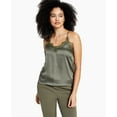 thumbnail image 1 of Bar III Lace Trim Camisole Top Dusty Olive S, 1 of 1