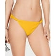 thumbnail image 1 of Bar III MARIGOLD Like It or Knot Hipster Ribbed Bikini Swim Bottom, US X-Large, 1 of 3